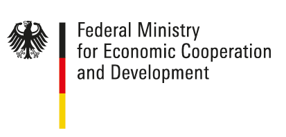 With financial support from the Federal Ministry for Economic Cooperation and Development